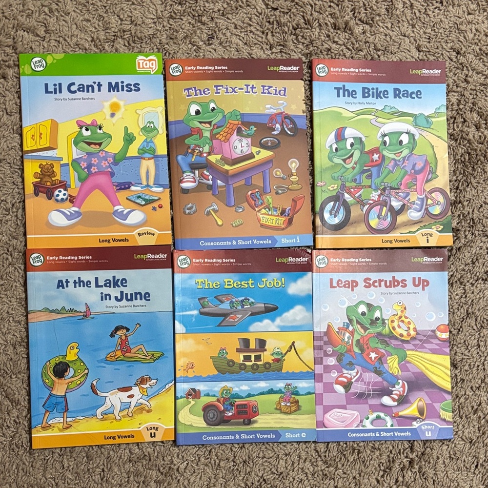 Leap Frog Learning to Read Series 6 books